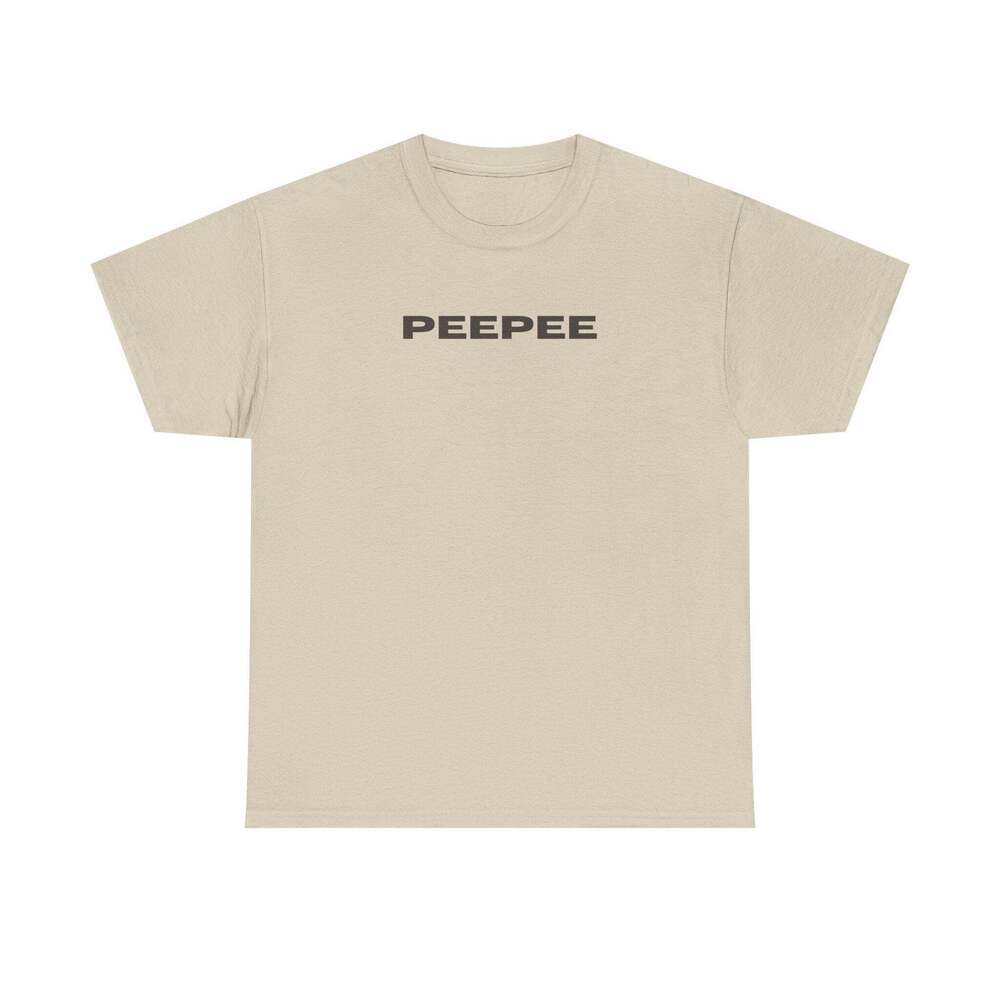 Peepee Funny Couple Matching Meme Graphic T-Shirt